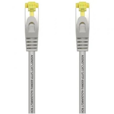 Cable de Red RJ45 S/FTP Aisens A146-0332 Cat.7/ 25cm/ Gris
