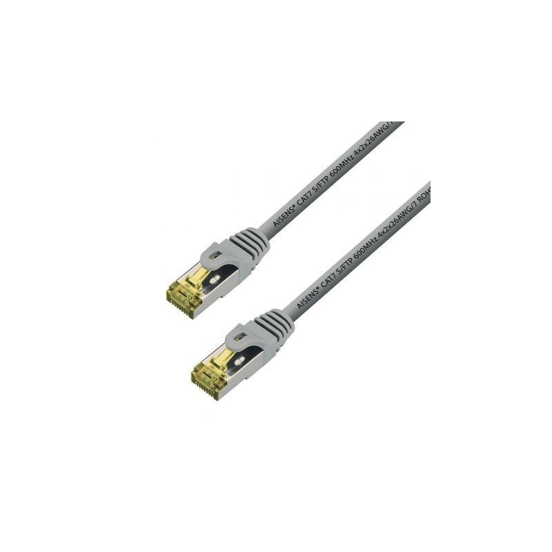 Cable de Red RJ45 S/FTP Aisens A146-0337 Cat.7/ 5m/ Gris