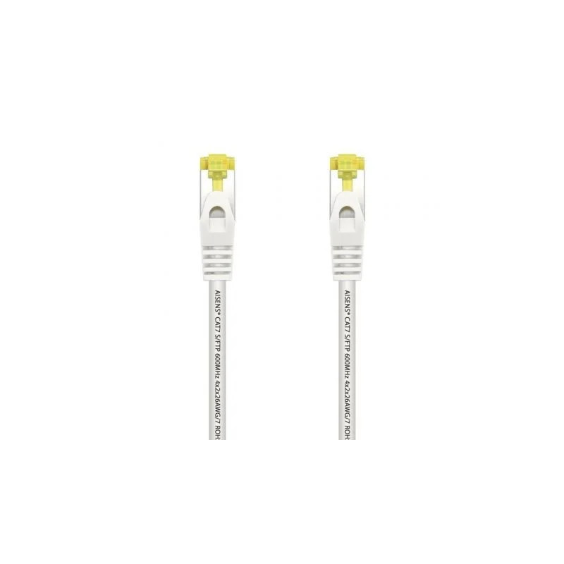 Cable de Red RJ45 SFTP Aisens A146-0489 Cat.7/ 50cm/ Blanco