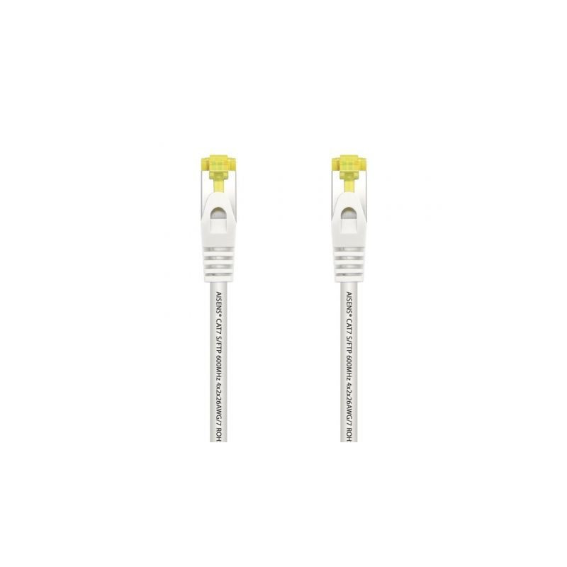 Cable de Red RJ45 SFTP Aisens A146-0491 Cat.7/ 2m/ Blanco