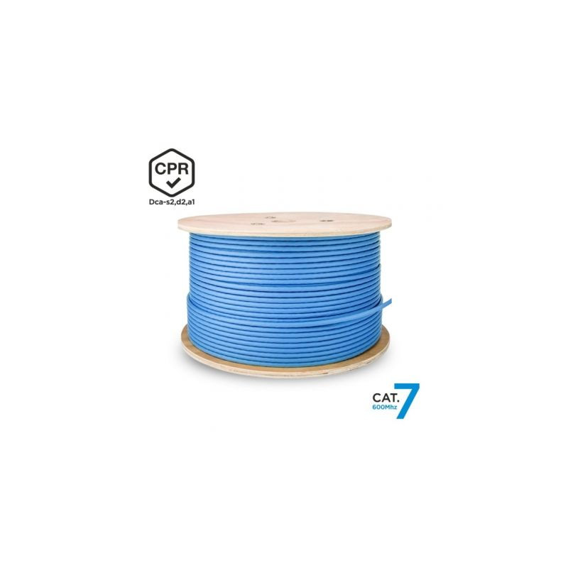Bobina de Cable RJ45 SFTP AWG23 LSZH CPR Dca Aisens A146-0665 Cat.7/ 3