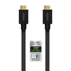 Cable HDMI 2.1 8K Aisens A150-0680/ HDMI Macho - HDMI Macho/ 5m/ Certi
