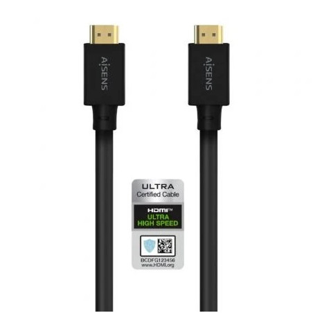 Cable HDMI 2.1 8K Aisens A150-0680/ HDMI Macho - HDMI Macho/ 5m/ Certi