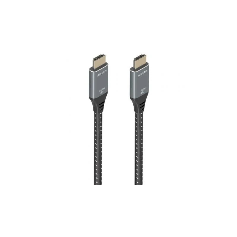 Cable HDMI 2.1 8K Aisens A150-0876/ HDMI Macho - HDMI Macho/ 5m/ Gris