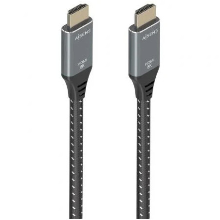 Cable HDMI 2.1 8K Aisens A150-0877/ HDMI Macho - HDMI Macho/ 7m/ Gris