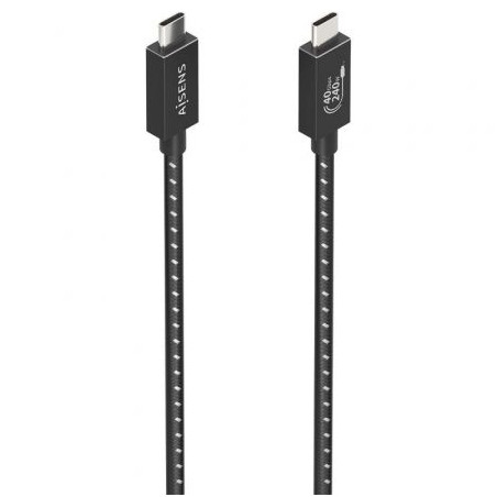 Cable USB 4.0 Tipo-C Aisens A156-0866/ USB Tipo-C Macho - USB Tipo-C M