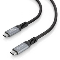 Cable USB 4.0 Tipo-C Aisens A156-0993/ USB Tipo-C Macho - USB Tipo-C M