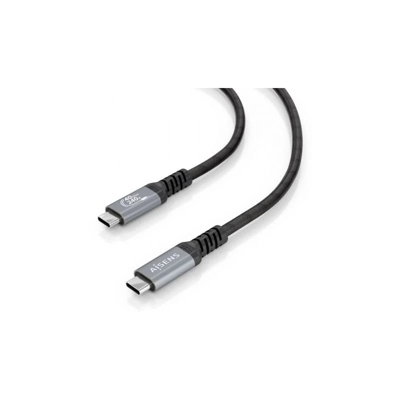 Cable USB 4.0 Tipo-C Aisens A156-0993/ USB Tipo-C Macho - USB Tipo-C M