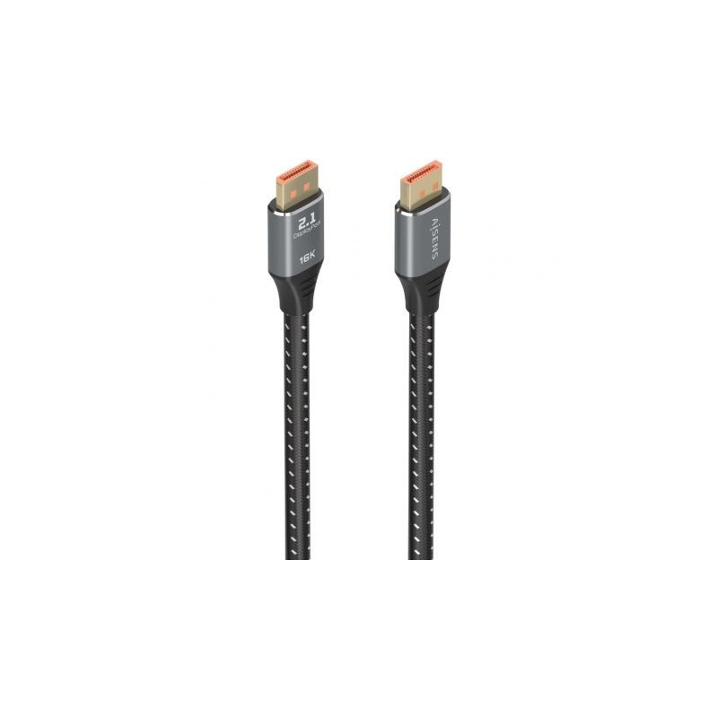 Cable DisplayPort 2.1 16K Aisens A158-0901/ DisplayPort Macho - Displa