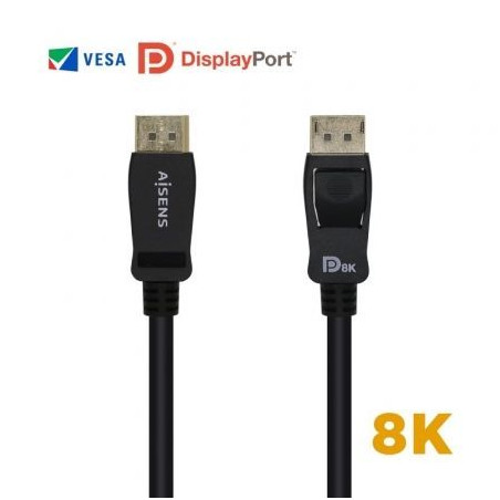 Cable DisplayPort 1.4 8K Aisens A149-0430/ DisplayPort Macho - Display
