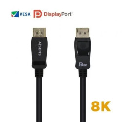 Cable DisplayPort 1.4 8K Aisens A149-0432/ DisplayPort Macho - Display