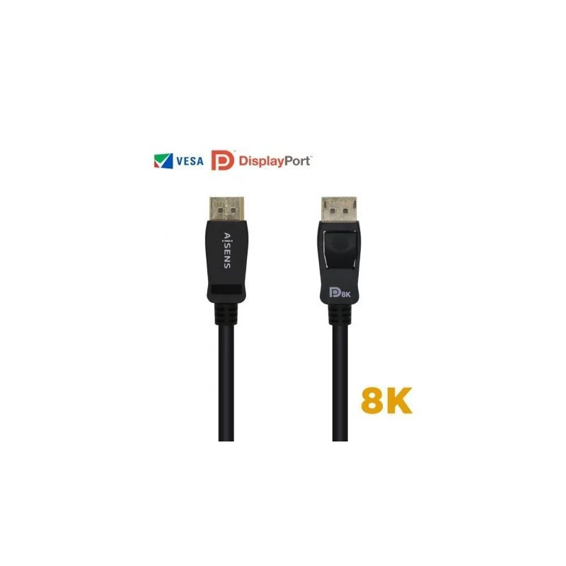 Cable DisplayPort 1.4 8K Aisens A149-0432/ DisplayPort Macho - Display