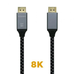 Cable DisplayPort 1.4 8K Aisens A149-0435/ DisplayPort Macho - Display