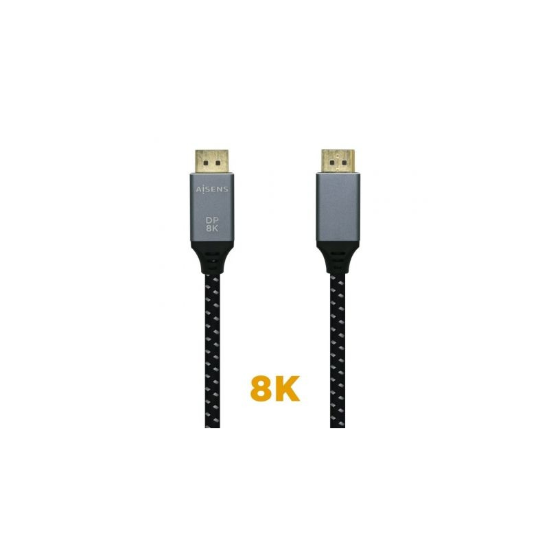 Cable DisplayPort 1.4 8K Aisens A149-0436/ DisplayPort Macho - Display
