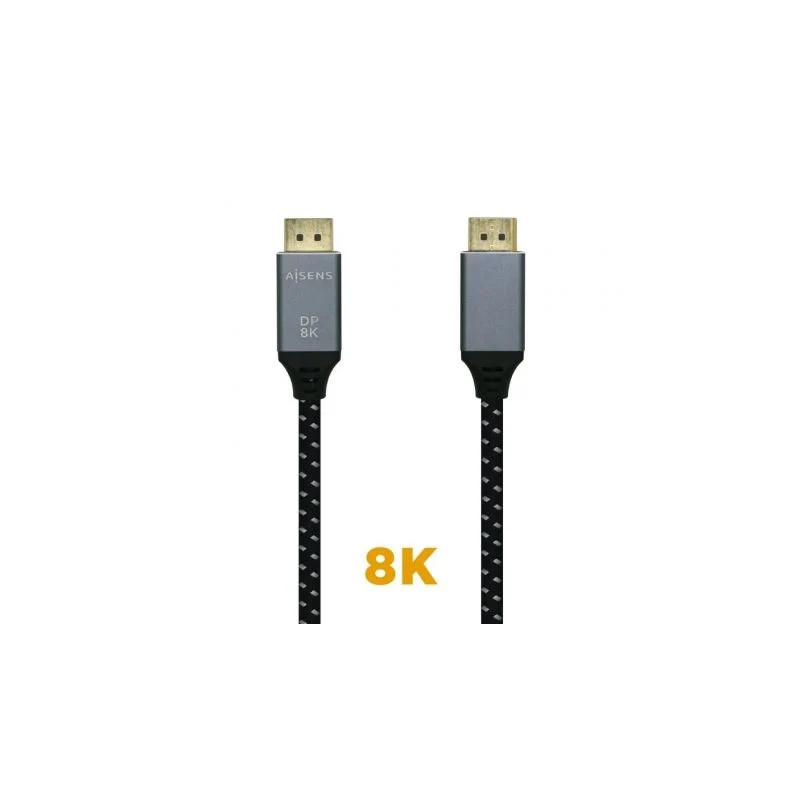 Cable DisplayPort 1.4 8K Aisens A149-0438/ DisplayPort Macho - Display