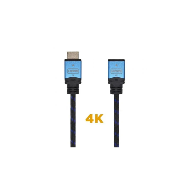 Cable Alargador HDMI Aisens A120-0454/ HDMI Macho - HDMI Hembra/ 3m/ N