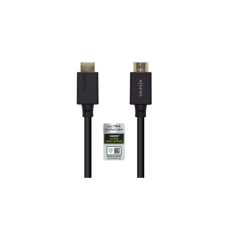 Cable HDMI 2.1 8K Aisens A150-0421/ HDMI Macho - HDMI Macho/ 1m/ Certi