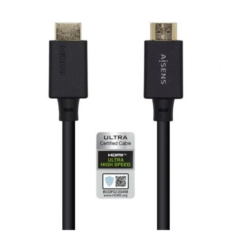 Cable HDMI 2.1 8K Aisens A150-0423/ HDMI Macho - HDMI Macho/ 2m/ Certi