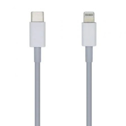 Cable USB 2.0 Tipo-C Lightning Aisens A102-0441/ Lightning Macho - USB