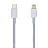 Cable USB 2.0 Tipo-C Lightning Aisens A102-0442/ Lightning Macho - USB