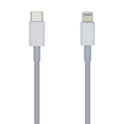 Cable USB Tipo-C 2.0 Lightning Aisens A102-0443/ Lightning Macho - USB
