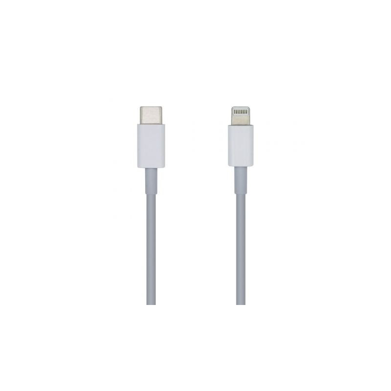Cable USB Tipo-C 2.0 Lightning Aisens A102-0443/ Lightning Macho - USB