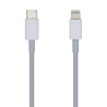 Cable USB Tipo-C 2.0 Lightning Aisens A102-0443/ Lightning Macho - USB