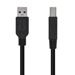 Cable USB 3.0 Impresora Aisens A105-0445/ USB Tipo-B Macho - USB Macho