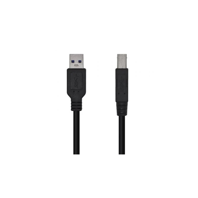 Cable USB 3.0 Impresora Aisens A105-0445/ USB Tipo-B Macho - USB Macho