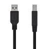 Cable USB 3.0 Impresora Aisens A105-0445/ USB Tipo-B Macho - USB Macho