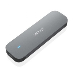 Caja Externa para Disco SSD M.2 SATA Aisens ASM2-006GRY/ USB 3.1/ Sin