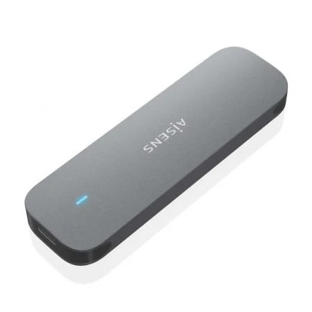 Caja Externa para Disco SSD M.2 SATA Aisens ASM2-006GRY/ USB 3.1/ Sin