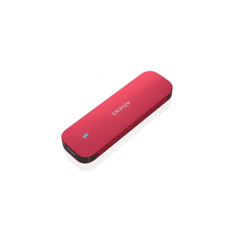 Caja Externa para Disco SSD M.2 NVMe Aisens ASM2-027RED/ USB 3.2/ Sin