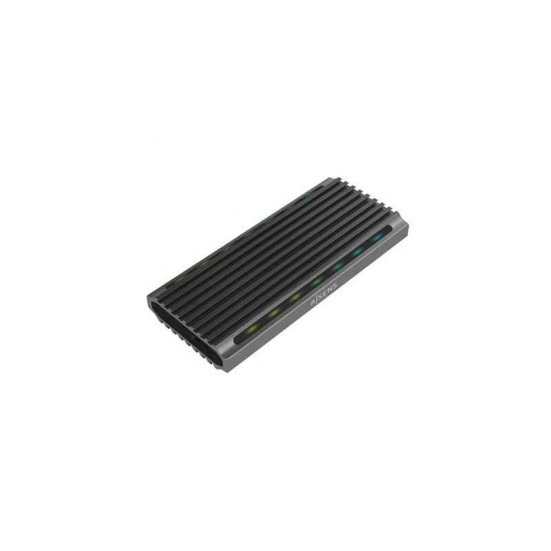 Caja Externa para Disco SSD M.2 SATA/NVMe Aisens ASM2-RGB011GR/ USB 3.