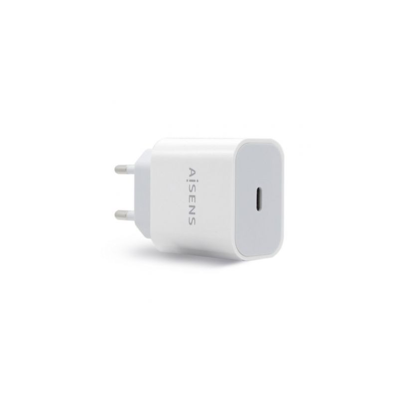 Cargador de Pared Aisens A110-0537/ 1xUSB Tipo-C/ 20W