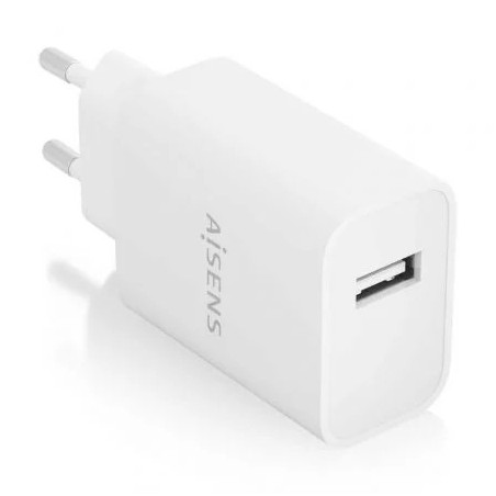 Cargador de Pared Aisens A110-0853/ 1xUSB/ 10.5W