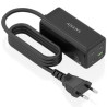 Cargador Sobremesa GaN Aisens ASCH-100W4P054-BK/ 3xUSB Tipo-C/ 1xUSB/