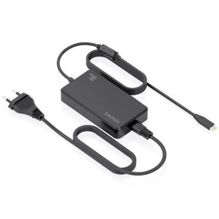 Cargador Sobremesa GaN Aisens ASCH-1PD100D070-BK/ 1xUSB Tipo-C/ 100W