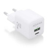 Charger Gan 25W 1XUSB-C PD3.0 QC4.0 1XUSB-A QC3.0 White | APLIUM