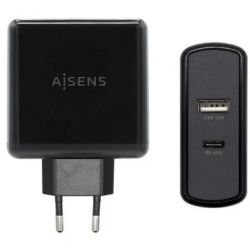 Charger 57W 1XUSB-C PD3.0 45W 1XUSB-A 5V/2.4A 12W Black | APLIUM