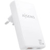 Cargador de Pared GaN Aisens ASCH-65W2P076-W/ 1xUSB Tipo-C/ 1xUSB/ 65W