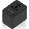 Cargador de Pared Universal GaN para Viaje Aisens ASPS-2A2C08-BK/ Toma