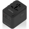 Cargador de Pared Universal GaN para Viaje Aisens ASPS-2A3C09-BK/ Toma