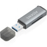 Lector de Tarjetas Externo Aisens ASCR-2A09-GR/ USB 3.1 | APLIUM