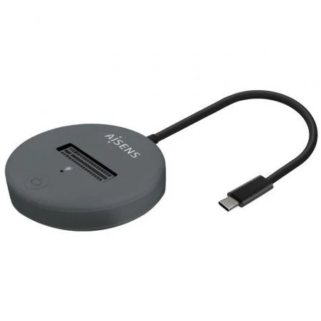 Dock USB Tipo-C para SSD M2 SATA/NVMe Aisens ASUC-M2D014-GR/ Gris