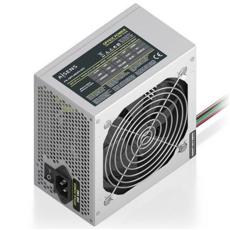 Fuente de Alimentación Aisens ASPC-500ATX-SEO/ 500W/ Ventilador 12cm