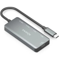 Hub USB Tipo-C Aisens A109-0946/ 2xUSB/ 2xUSB Tipo-C/ 1xUSB Tipo-C PD/