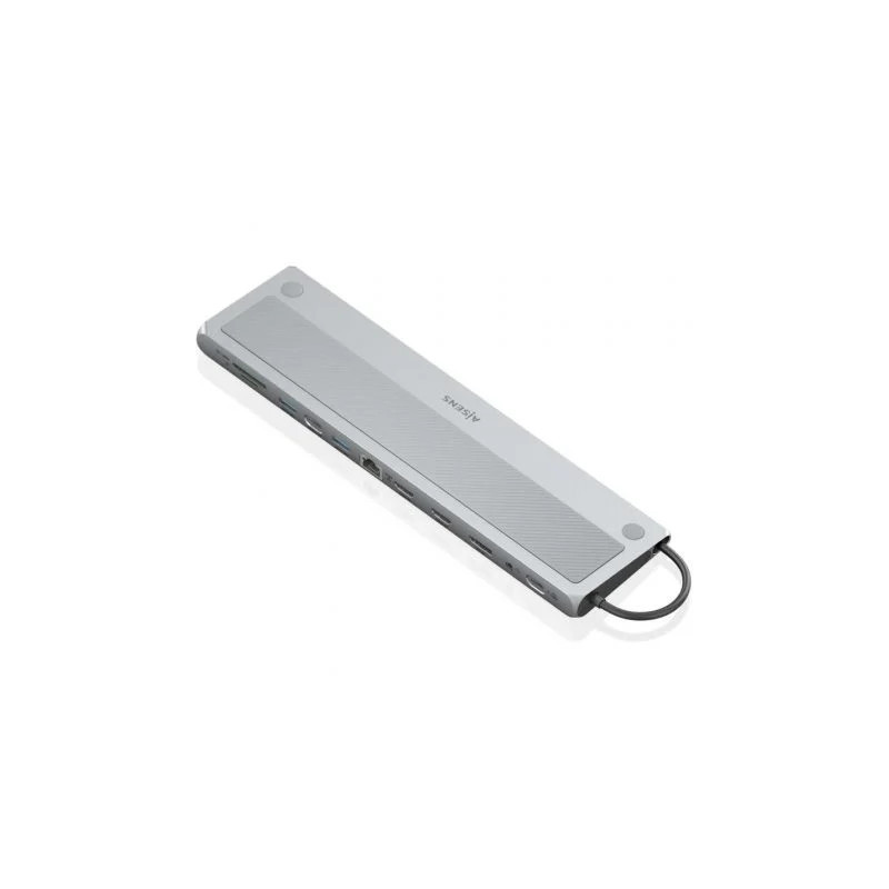 Docking USB Tipo-C Aisens ASUC-12P020-GR/ 2xHDMI 4K/ 3xUSB/ 1xUSB Tipo