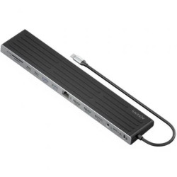 Docking USB Tipo-C Aisens ASUC-13P042-GR/ 2xUSB Tipo-C/ 1xUSB Tipo-C P