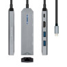 Docking USB Tipo-C Aisens ASUC-5P003-GR/ 1xHDMI 4K/ 2xUSB/ 1xRJ45/ 1xU